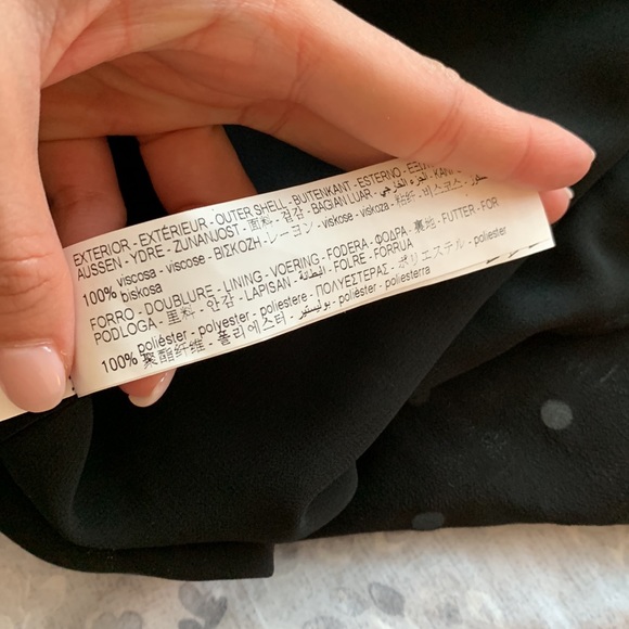 ZARA RHINESTONE KATE MOSS DRESS Black Small - Picture 9 of 9